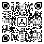 Ein QR Code der auf den Link zum Apple App Store verweist.